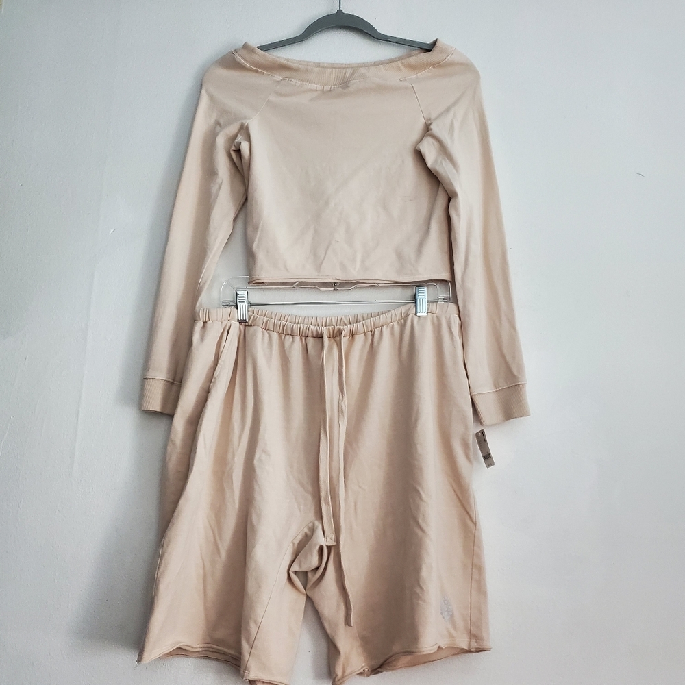Free People Movement Hot Shot Easy Set In Cashmere - Picture 3 of 10